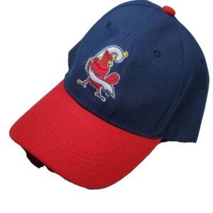 ST LOUIS CARDINALS red blue TWILL EMBROIDERED BASEBALL HAT MLB